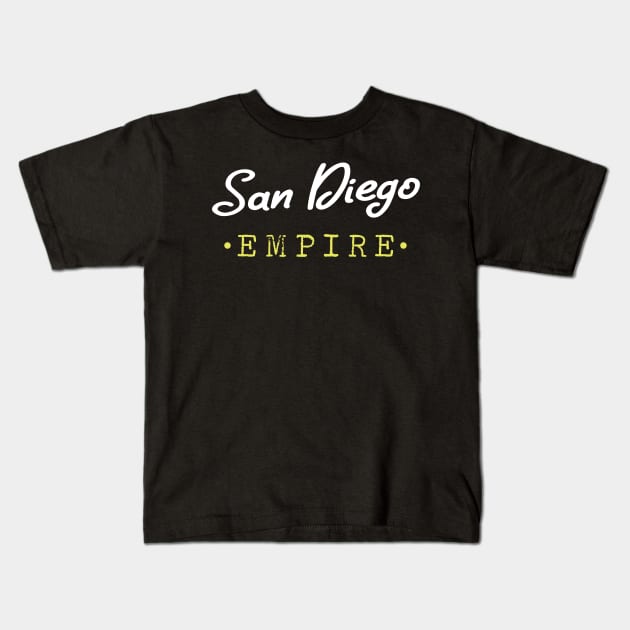 San Diego Empire Souvenir Kids T-Shirt by skaterly